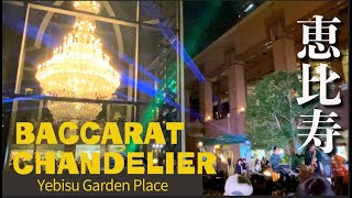 Yebisu Garden Place Baccarat Eternal Lights 恵比寿ガーデンプレイス バカラ点灯式当日の様子です。
